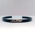 Customized Hand Bracelet Kada - Black