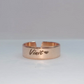 Customized Name Ring - Rose Gold