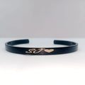 Customized Hand Bracelet Kada - Black