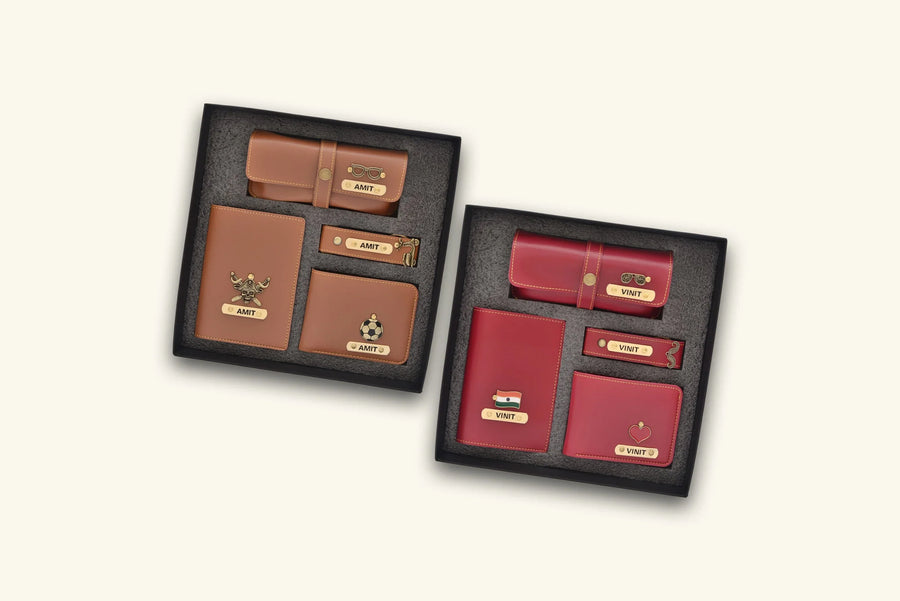 Pack of 2 Personalized All in One Men's Combo (4 pcs)