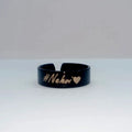 Customized Name Ring - Black