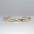 Customized Hand Bracelet Kada - Gold