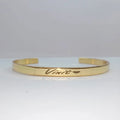 Customized Hand Bracelet Kada - Gold