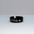 Customized Name Ring - Black