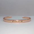 Customized Hand Bracelet Kada - Rose Gold