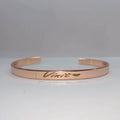 Customized Hand Bracelet Kada - Rose Gold