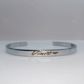 Customized Hand Bracelet Kada - Silver