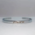 Customized Hand Bracelet Kada - Silver