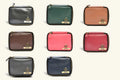 Personalized Couple's Combo : Mini Makeup Kit & Men's Wallet- Wine
