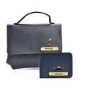 Personalized Couple's Combo : Sling Bag & Men's Wallet - Royal blue