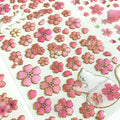Cherry Blossom Sakura Journaling Scrapbooking Sticker Sheet ( 1 Sheet )