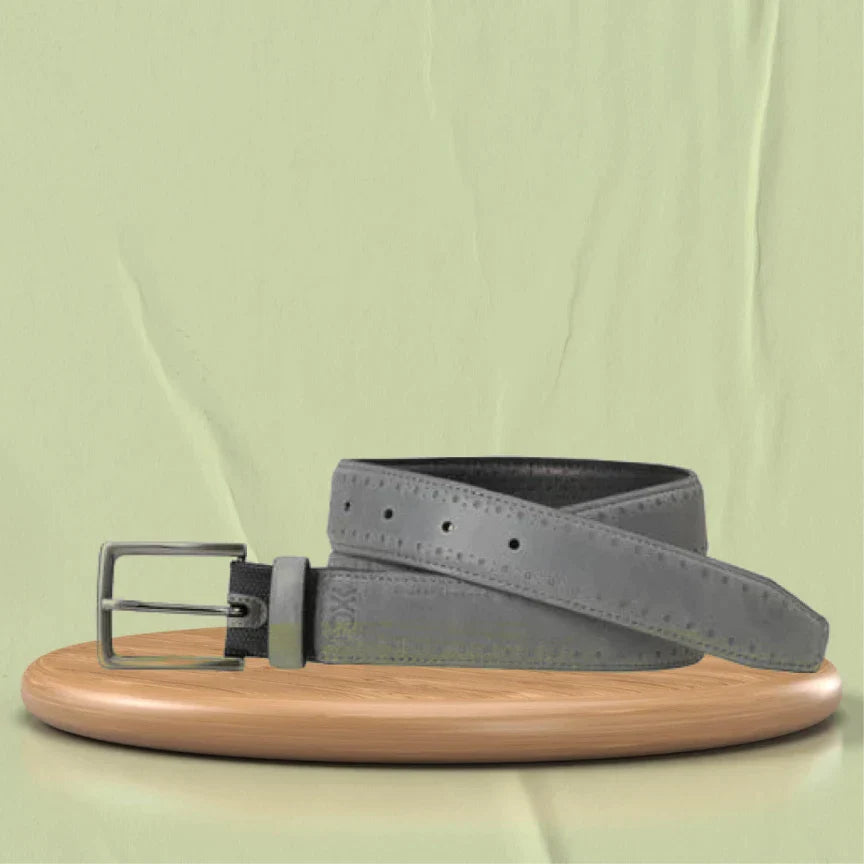 Vegan Leather Men's Perfect Belt 1.0 - Grey