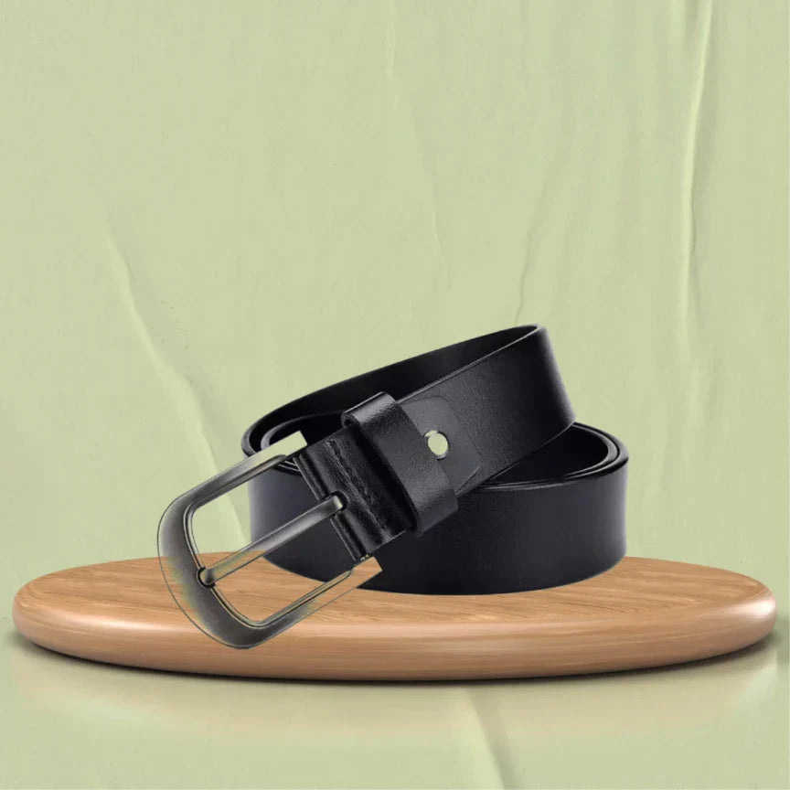 Vegan Leather Men's Perfect Belt 1.0 - Black