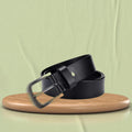 Perfect Vegan Leather Men's Wallet and Belt - Black