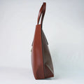 Customized Women's Tote bag in Vogue - Brown
