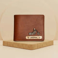 Classy Leather Customized Men's Wallet (Brown)