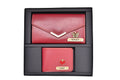 Lady Wallet + Men's Wallet (Couple Gift 1) - Wine