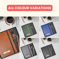 Classy Hardcover Diary + Classic Metal Pen + Classy Leather Metal Keychain - Grey