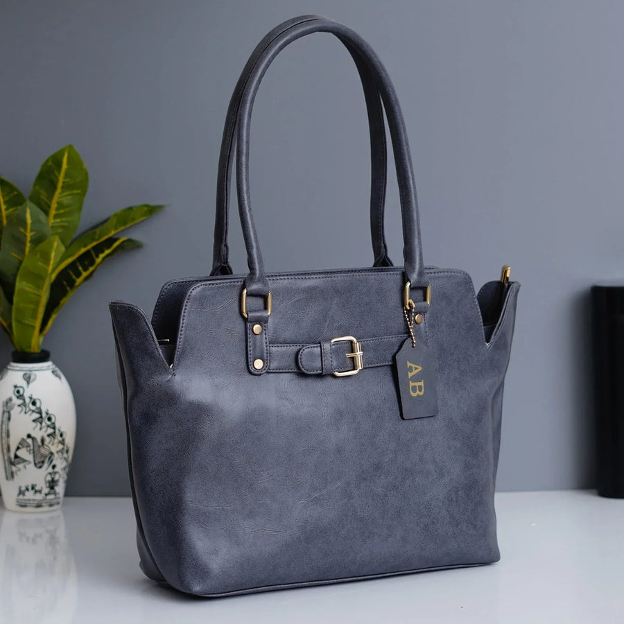 Classy Leather Customized Hand Bag 1.0 - Grey