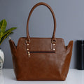 Classy Leather Customized Women's Tote bag - Brown