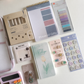 Aesthetic Mesh Folder Pouch Stationery Combo / Hamper