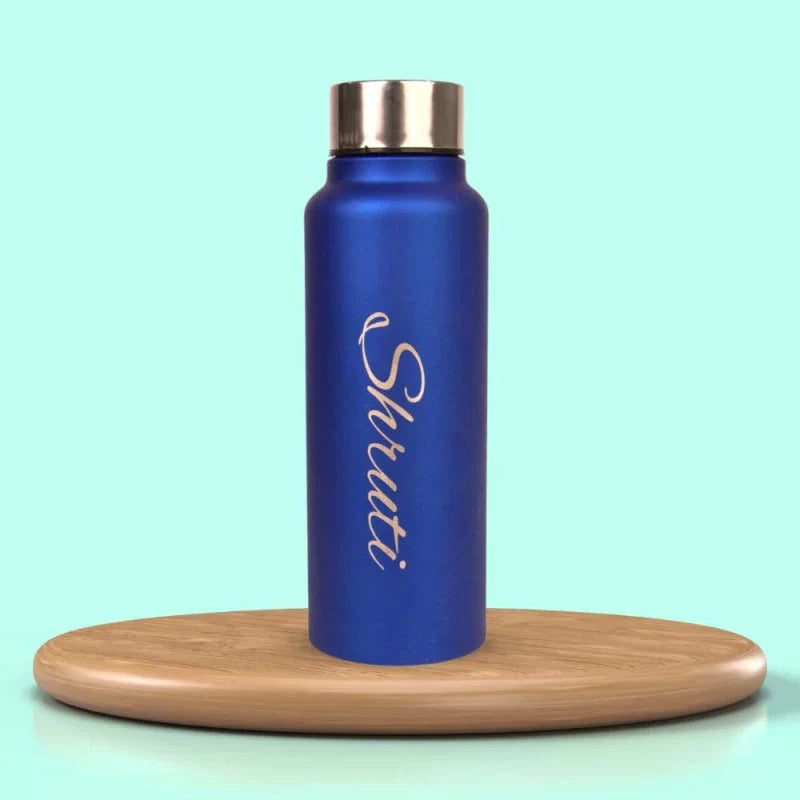 Customized Water Bottle for Unisex - Blue