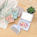 Pocket Mirror With Comb & Picture Section ( 1pc )