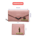 Nexon Leather Lady Wallet + Men's Wallet (Couple Gift 1) - Pink
