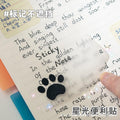 Cat Shinny Starlight Transparent Sticky Notes ( 1pc )