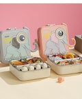 Elephant Eye - Leakproof Insulated Stainless Steel Lunch Bento Box ( 1pc )