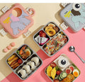 Elephant Eye - Leakproof Insulated Stainless Steel Lunch Bento Box ( 1pc )