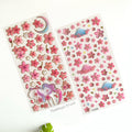 Cherry Blossom Sakura Journaling Scrapbooking Sticker Sheet ( 1 Sheet )