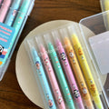 Cartoon Series Erasable Highlighters Set ( 6 pcs )