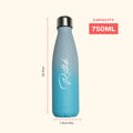 Your Gift Studio Personalized DS1 Dual Shade Hot And Cool Bottle - Light And Sky Blue