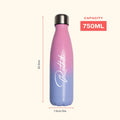 Your Gift Studio Personalized DS2 Dual Shade Hot And Cool Bottle - Pink And Blue