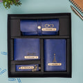 Classy Leather Customized All in One Men's Combo (4 pcs) - Royal Blue