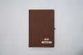 Personalised Croc Leather Diary - Brown