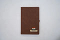 Personalised Croc Leather Diary - Brown