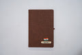 Personalised Croc Leather Diary - Brown