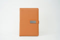 Classy Metal Flip Diary-Tan