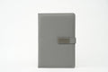 Classy Metal Flip Diary-Grey