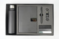 Nexon Diary + Nexon Metal Pen + Classy Leather Metal Keychain +Classy Card Holder + Classic Smart Bottle - BLACK