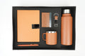 Nexon  Diary + Nexon Metal Pen + Classy Leather Metal Keychain + Classy Metal Card Holder + Classic Smart Bottle  + Stainless Steel Mug - TANN