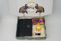 "Personalized Diwali Gift Hamper 3.0-BLUE✨ Nexon Flip Diary, Brass Pen, Metal Keychain, Laxmi Ji Diya, Shubh Labh Latkan, Kaju & Almond Jars, Designer Box | Festive & Corporate Gift Hamper 🎁
