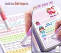 Double Head Roller Design Pen ( 8 Pieces )