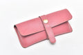 Classy Leather Customized Eyewear Case 1.0 - Peach