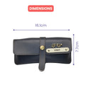 Personalized Nexon Leather Eyewear Case 1.0 - Grey