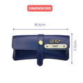 Personalized Nexon Leather Eyewear Case 1.0 - Royal Blue