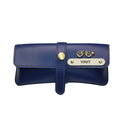 Personalized Nexon Leather Eyewear Case 1.0 - Royal Blue
