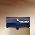 Personalized Nexon Leather Eyewear Case 1.0 - Royal Blue